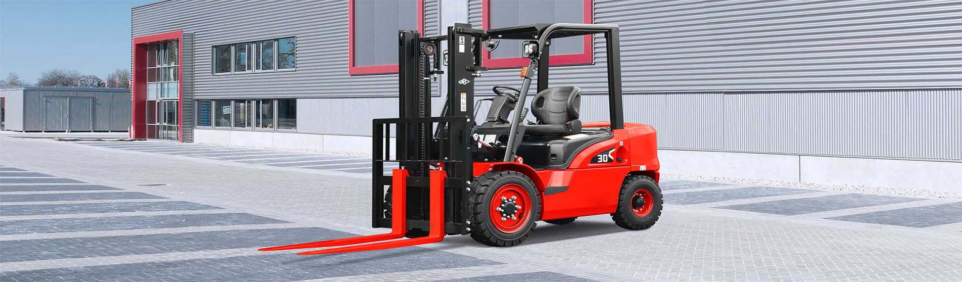 Forklift hire Haywards Heath unloading pallets from a commercial truck